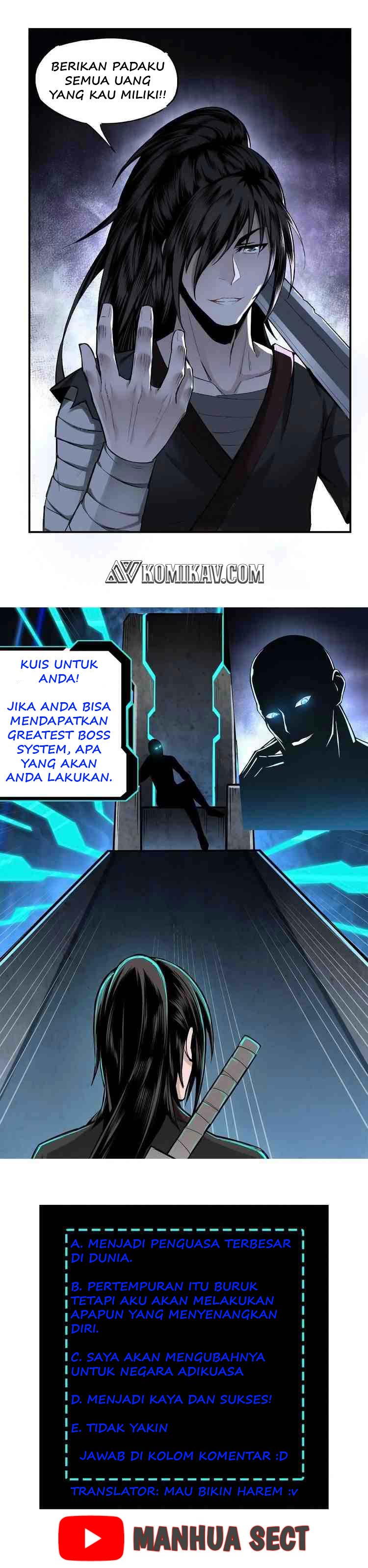 Greatest Boss System Chapter 01 Bahasa Indonesia